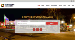 Desktop Screenshot of downtownalhambra.com